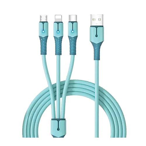 USB 3u1 kabel tip A-microB/C/Lightning 65W 1.5m 32809N