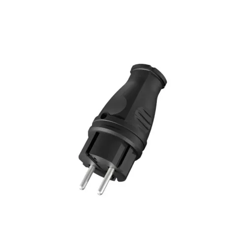 Monofazni utikač PVC IP44 crni BY74-00111