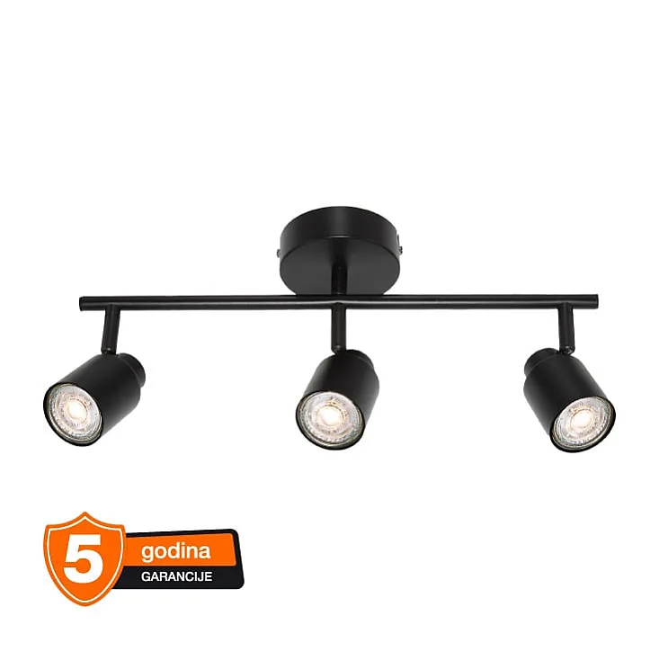 Osram Primal crna spot lampa 3xGU10
