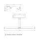 Zidna LED lampa 7W 3000K hrom VESTA694