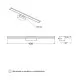 Zidna LED lampa 6W sa senzorom 4000K crna