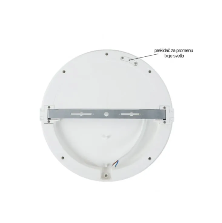 Bela LED plafonjera 20W, promenljiva boja svetla IP65