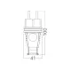 Monofazni utikač PVC IP44 crni BY74-00111