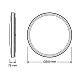 Osram LED plafonjera 38cm 24W 4000K IP20 crna