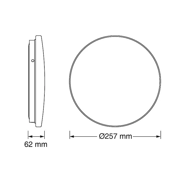 Osram LED plafonjera 26cm 12W 4000K IP20 bela