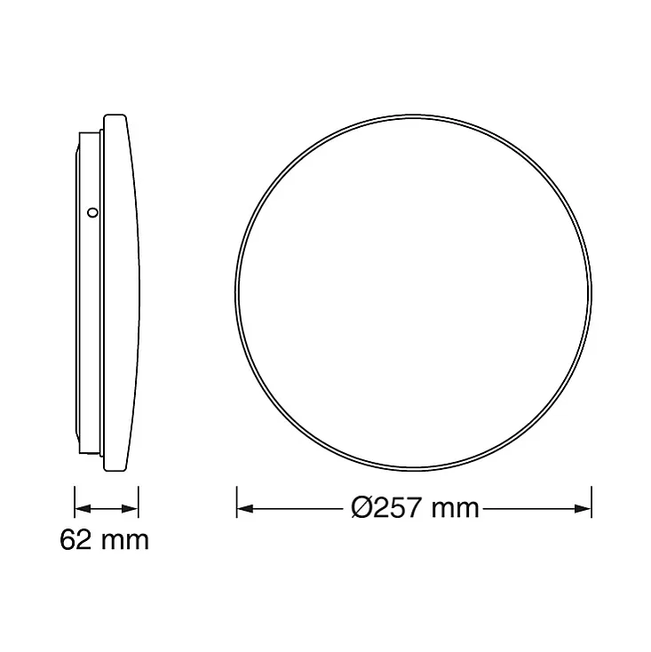 Osram LED plafonjera sa senzorom 12W 4000K IP20