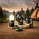 Iskra ERO akumulatorski kamperski set, ventilator+lampe IE-MCS3I1