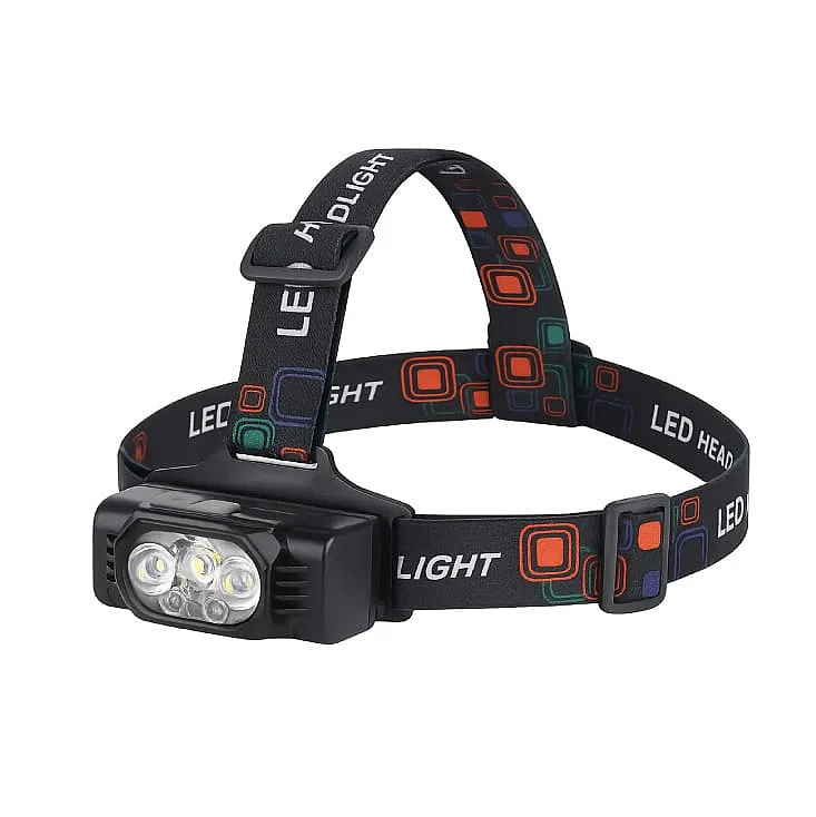 LED naglavna punjiva lampa sa PIR senzorom 700lm 1200mAh