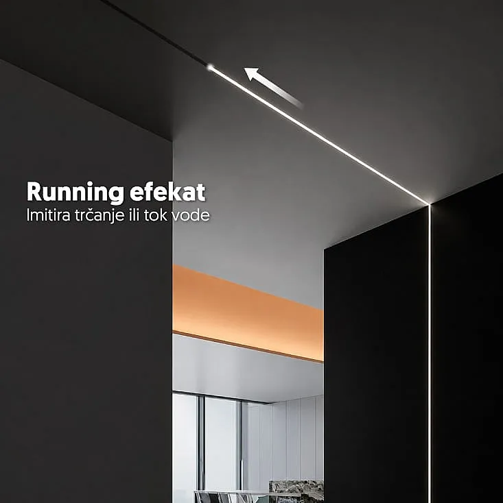 RUNNING LED / trčeća LED traka 120 LED/m 6000K WS16703 IP20 24V