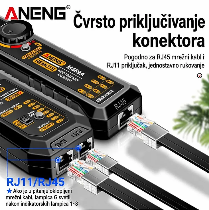 Multifuncionalni LAN tester ANENG M469A