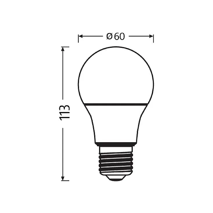 LED sijalica classic A75 od reciklirane plastike, 10W, 4000K, E27 OSRAM