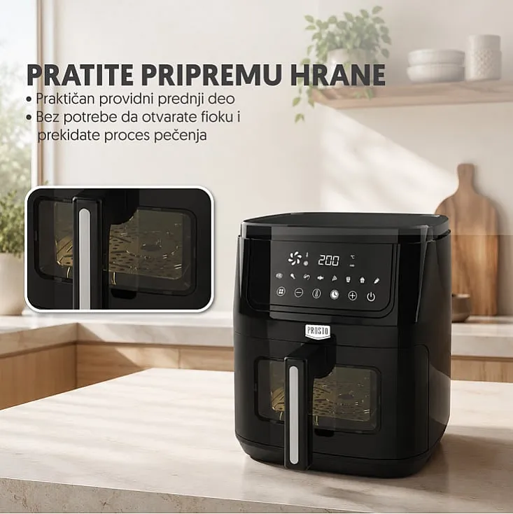 Prosto friteza na vruć vazduh - air fryer, 6.5l, 1600W