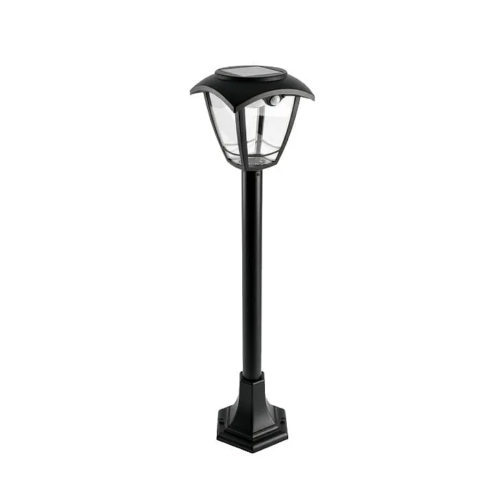 Eurolamp solarna lampa sa senzorom pokreta, 3W, 400lm, crna 145-20861