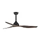 Plafonski ventilator sa daljinskim upravljačem, 132 cm, 30W, tamna boja drveta 300-25033