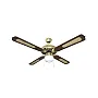 Plafonski ventilator sa svetlom E27, 125 cm, 70W, braon-zlatni 147-29001