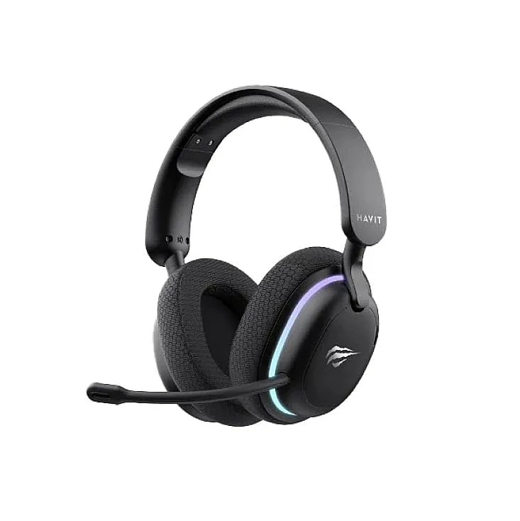 Havit Fuxi-H7 bežične gaming slušalice sa mikrofonom, Bluetooth 5.2, crne Fuxi-H7/B
