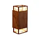 Zidna lampa drvo dezen 2xGU10 IP65