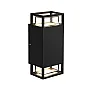 Zidna lampa crna 2xGU10 IP65