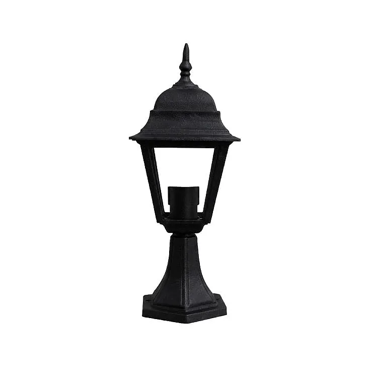 Arte Illumina stubna baštenska svetiljka E27, IP44, crna 154-55113