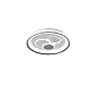 Arte Illumina plafonska LED svetiljka ALEGRE 60W, 4020 lm, 3000K/4000K 144-51042