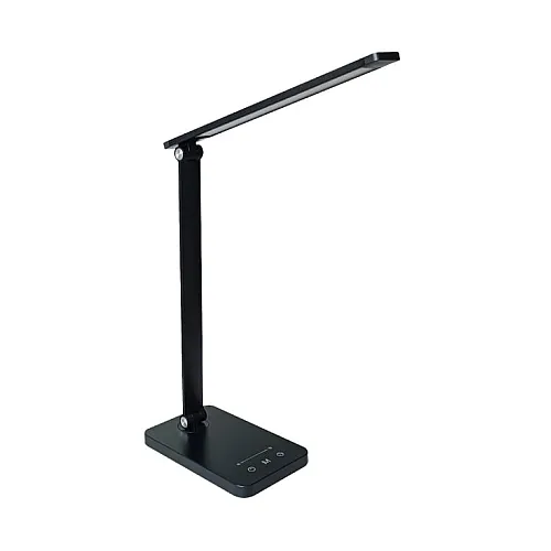 Sklopiva stona LED lampa sa satom i USB punjenjem 6.5W Osram crna 4099854475658E