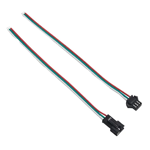 Set priključnih kablova za PIXEL LED trake, 10cm, JST-SM3 (1xM+1xŽ) JST-SM3/set