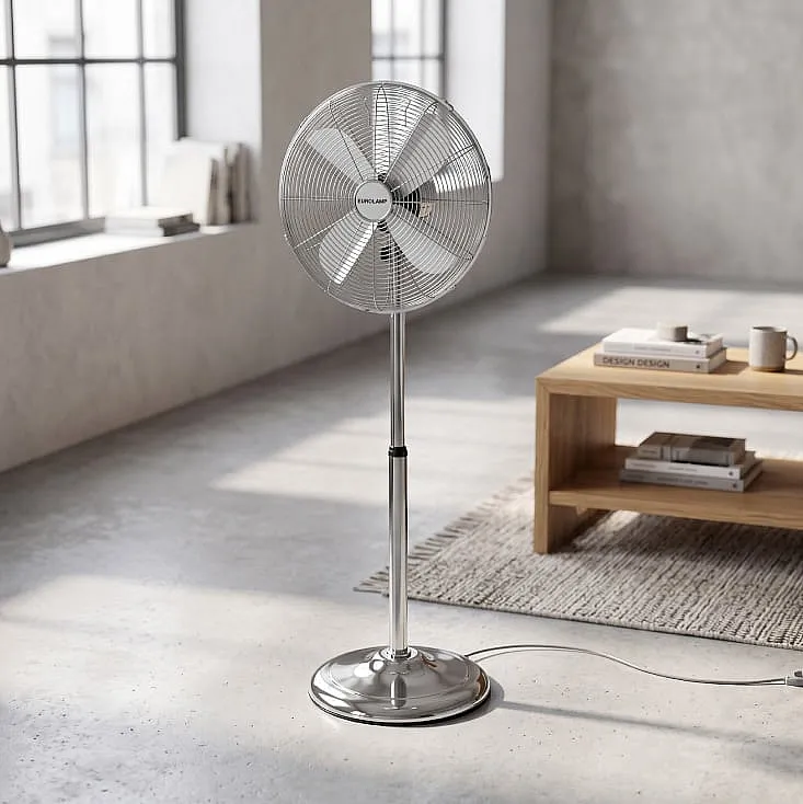 Stojeći ventilator, 40 cm, 50W, inox 147-29082