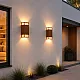 Zidna lampa drvo dezen 2xGU10 IP65
