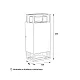Zidna lampa crna 2xGU10 IP65