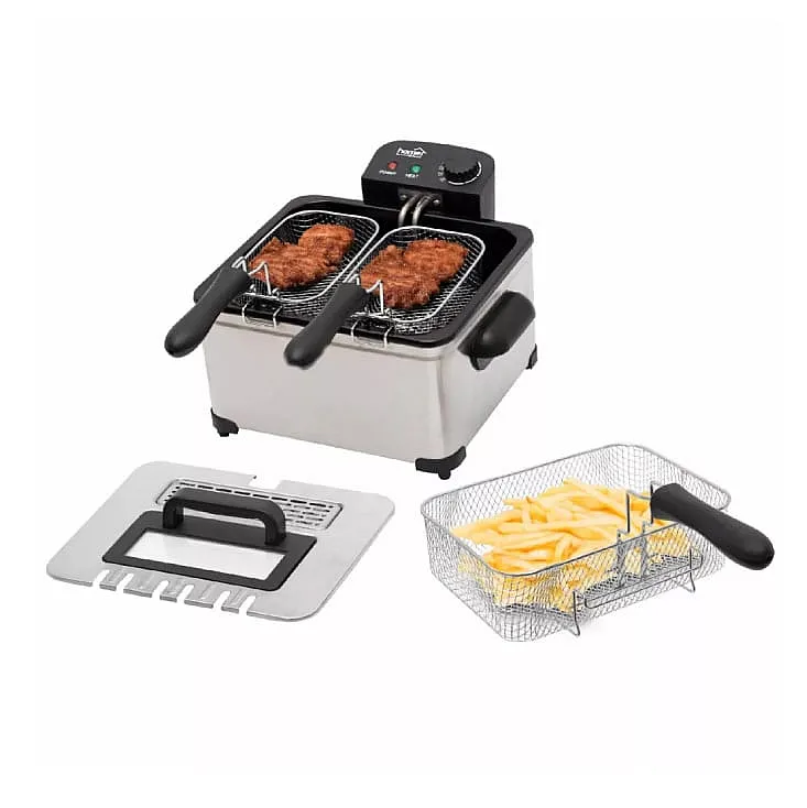 Friteza sa 2 korpe, 5 l, 2000W HGOLS5