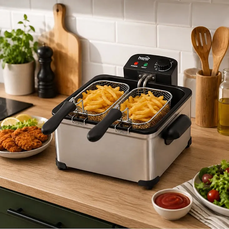 Friteza sa 2 korpe, 5 l, 2000W HGOLS5