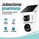 IP Wi-Fi 4G solarna kamera sa dva objektiva, AOV 2x2.0MP WFIP-4094G