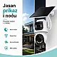 IP Wi-Fi 4G solarna kamera sa dva objektiva, AOV 2x2.0MP WFIP-4094G