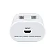 TOSHIBA USB punjač za Ni-MH akumu. AA, AAA + 4 punjiva akum. AA 2000mAh