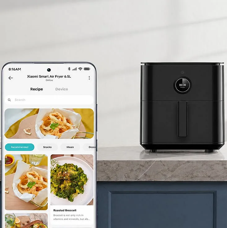 XIAOMI Smart Air Fryer friteza na vruć vazduh 1800 W crna
