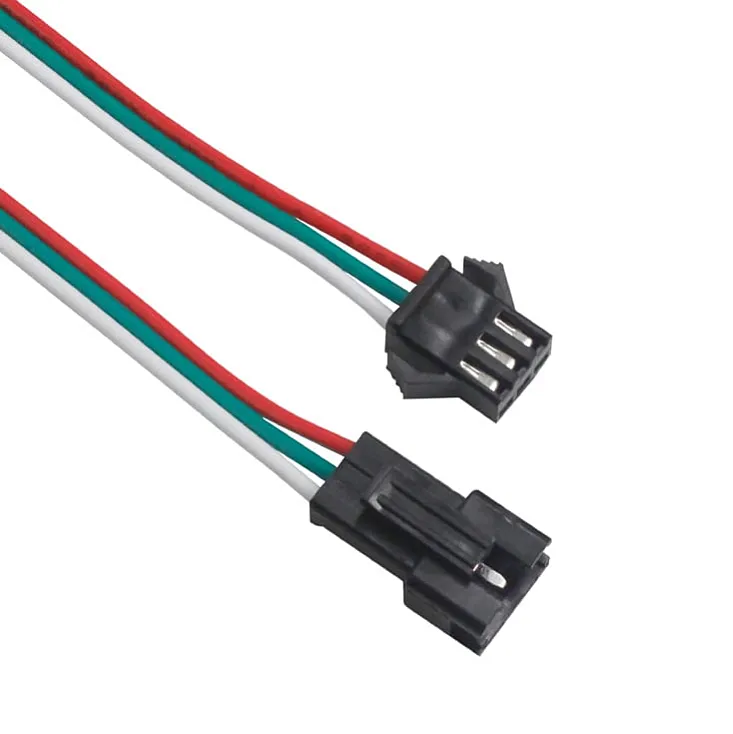 Set priključnih kablova za PIXEL LED trake, 10cm, JST-SM3 (1xM+1xŽ) JST-SM3/set