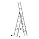 Aluminijumske trodelne merdevine 3x9 gazišta 150 kg