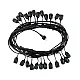 Niz 24 grla E27 sa kablom, 15 m, IP44, crna AOE27S1524