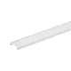 Set aluminijumski profil za LED trake 1m 15x6 mm crni LPR-1506/1-BK-SET
