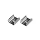 Set aluminijumski profil za LED trake 1m 15x6 mm crni LPR-1506/1-BK-SET