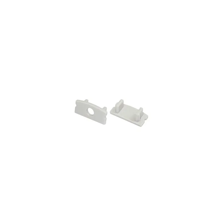 Set aluminijumski profil za LED trake 1m 17.5x7 mm crni LPR-1707/1-BK-SET