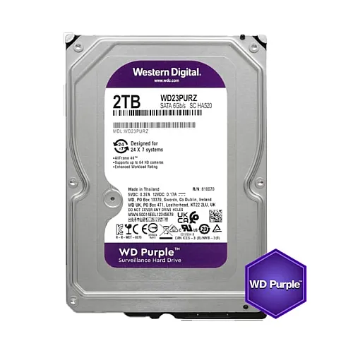 Hard disk WD purple 2TB 3.5" 64MB