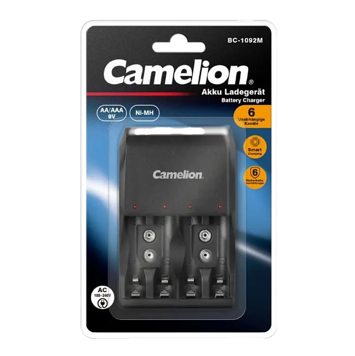 Camelion punjač akumulatora 4xAA/AAA, 2x9V