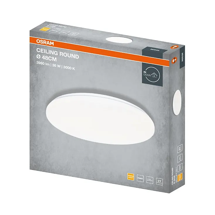 LED plafonjera 36W 3000K 3960lm Ø480 mm OSRAM