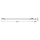 LED nadgradna lampa 8,9W 3000K OSRAM