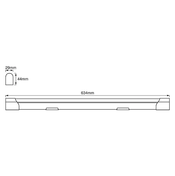 LED nadgradna lampa 63,4 cm 10W 4000K 1300lm OSRAM