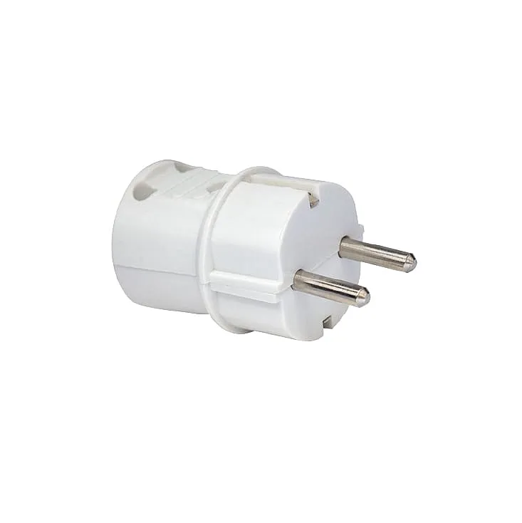 Dvopolni utikač masivni ravni 16A 250V 2P+1