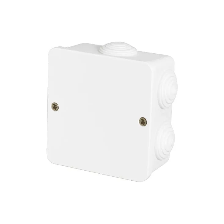 Nadgradna razvodna kutija bela 80x80mm