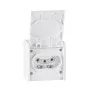 Tropolna utičnica bela IP44 PVC 16A 440V