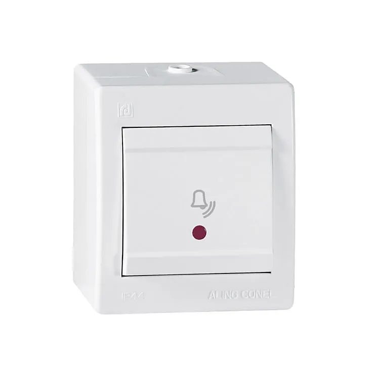 Taster za zvono PVC IP44 10A 250V